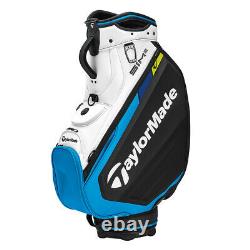 TaylorMade SIM2 Tour Golf Cart Bag 6-WAY Black/White/Blue NEW! 2021