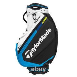 TaylorMade SIM2 Tour Golf Cart Bag 6-WAY Black/White/Blue NEW! 2021