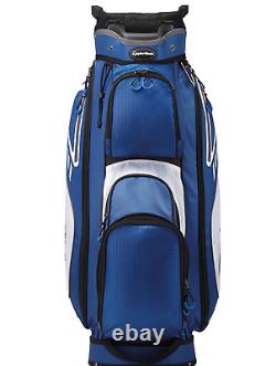 TaylorMade Select Plus Blue and White Cart Bag New