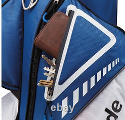 TaylorMade Select Plus Blue and White Cart Bag New
