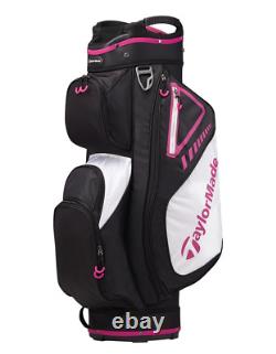 TaylorMade Select Plus Cart Bag Black/Pink N6553401