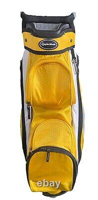 TaylorMade Select ST Cart Bag 1 Strap 14-Dividers + Putter Well, Rain Cover NICE