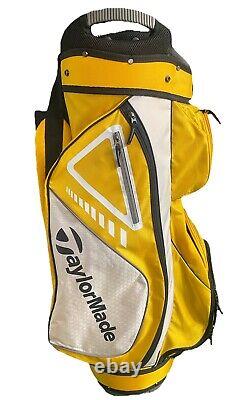 TaylorMade Select ST Cart Bag 1 Strap 14-Dividers + Putter Well, Rain Cover NICE