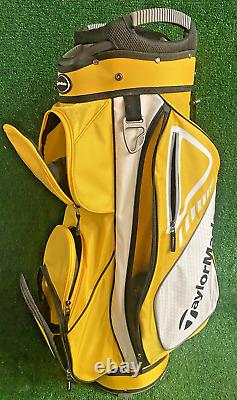 TaylorMade Select ST Cart Bag 1 Strap 14-Dividers + Putter Well, Rain Cover NICE