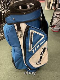 TaylorMade Select ST Cart Bag, Blue/White