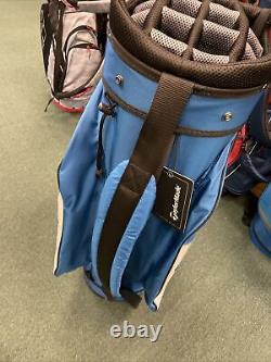 TaylorMade Select ST Cart Bag, Blue/White