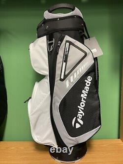 TaylorMade Select ST Cart Bag, White / Black/slate