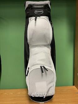 TaylorMade Select ST Cart Bag, White / Black/slate