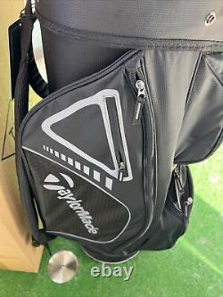 TaylorMade Select ST Cart Golf Bag Black/Slate 15-Way Divider New #86506