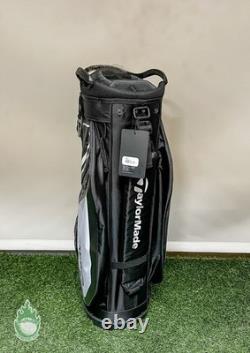 TaylorMade TM20 Cart 8.0 Bag 14-Way Carry Golf Bag Black/White Rio Secco