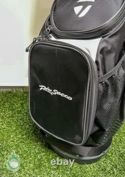 TaylorMade TM20 Cart 8.0 Bag 14-Way Carry Golf Bag Black/White Rio Secco