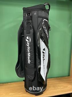 Taylormade 8.0 Cart Golf Bag Black/Charcoal/white- 14 way top