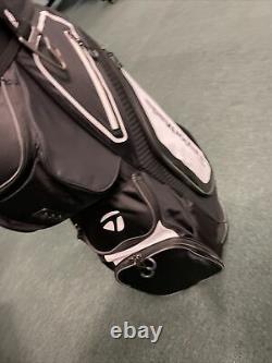 Taylormade 8.0 Cart Golf Bag Black/Charcoal/white- 14 way top