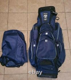 Taylormade Catalina 3.0 14-way Divider Golf Cart Bag, Blue/black