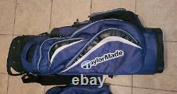 Taylormade Catalina 3.0 14-way Divider Golf Cart Bag, Blue/black