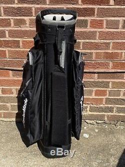 Taylormade Catalina Golf Club Cart Bag Black/Gray/White 14- Way 9 Pockets