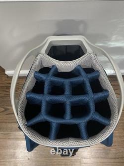 Taylormade Kalea Premier Cart Bag Blue 15-Way Divide Single Strap Golf Bag Used