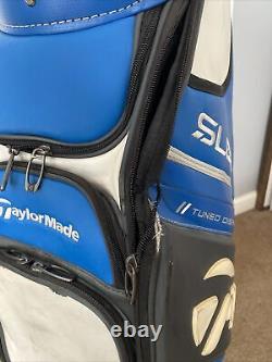 Taylormade SLDR Tour Staff Golf Bag White Blue Black Cart