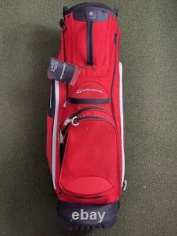 Taylormade TM17 2017 Cart Lite Golf Bag Red Black White 14-Way Divide Strap