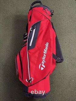 Taylormade TM17 2017 Cart Lite Golf Bag Red Black White 14-Way Divide Strap