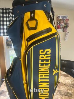 Team Effort WVU Cart Golf Bag 14 club individual sleeves