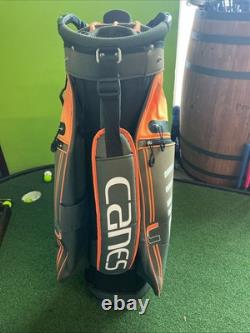 Team Effort golf Cart bag Miami Hurricanes 14-way With No Rain Cover