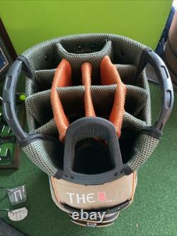 Team Effort golf Cart bag Miami Hurricanes 14-way With No Rain Cover