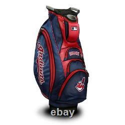 Team Golf Cleveland Indians Victory Cart Bag, Dual handle top, 5 pockets3899