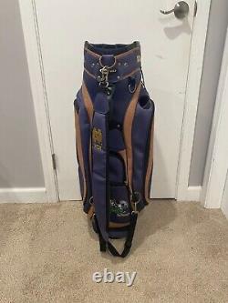 Team Golf Notre Dame Fighting Irish Cart Bag 14-Way Divider Navy Blue & Gold