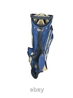 Team Golf Notre Dame Fighting Irish Cart Bag 14-Way Divider Navy Blue & Gold