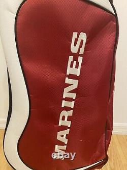 Team Golf U. S. Marine Corp USMC Cart Bag 14 Divider Excellent Condition