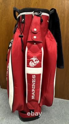 Team Golf US Marines Victory USMC Albatross 10-Way Cart Golf Bag