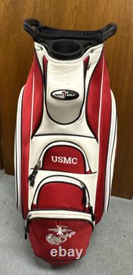Team Golf US Marines Victory USMC Albatross 10-Way Cart Golf Bag