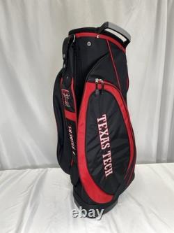 Texas Tech -Golf Cart Bag New color Black and Red