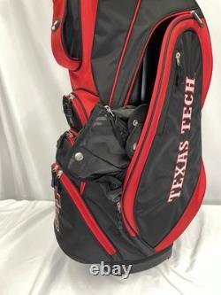 Texas Tech -Golf Cart Bag New color Black and Red