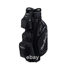 The Golf VIP Deluxe 14-Way Cart Bag, 9.5 Top- Black/ Black
