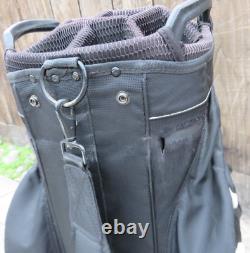 Titleist 14 Way Divider Cart Bag Zip Pockets Black Golf Bag Del Rio Country Club