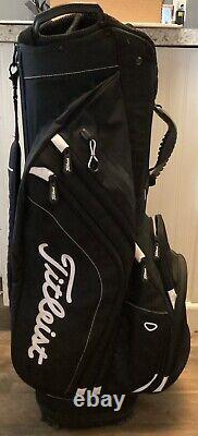 Titleist 14 Way Dividers Golf Cart Bag Black With Rainhood Golf Club Lightweight