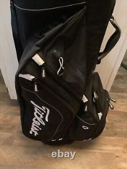 Titleist 14 Way Dividers Golf Cart Bag Black With Rainhood Golf Club Lightweight