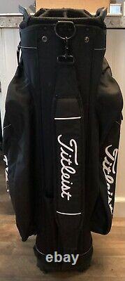 Titleist 14 Way Dividers Golf Cart Bag Black With Rainhood Golf Club Lightweight