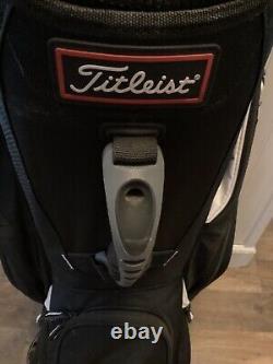 Titleist 14 Way Dividers Golf Cart Bag Black With Rainhood Golf Club Lightweight