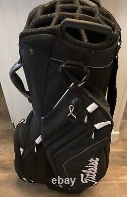 Titleist 14 Way Dividers Golf Cart Bag Black With Rainhood Golf Club Lightweight