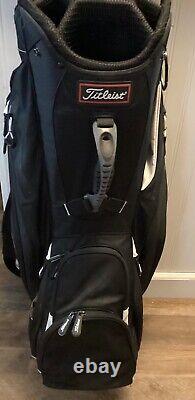 Titleist 14 Way Dividers Golf Cart Bag Black With Rainhood Golf Club Lightweight