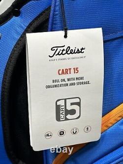 Titleist 2024 Cart 15 Golf Cart Bag TB22CT8-4288 Olympic/Marble NEW #94603