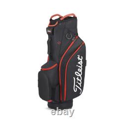 Titleist Cart 14 Bag Black/black/red