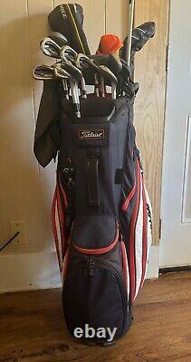 Titleist Cart 14 Golf Bag (Blue/Red/White)
