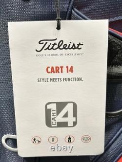 Titleist Cart 14 Golf Cart Bag TB22CT6 Navy/White/Red NEW