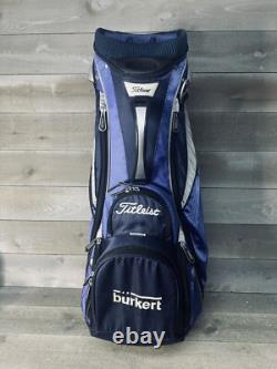 Titleist Cart 14 Way Cart Bag Golf Bag Blue Titleist With Rain Cover