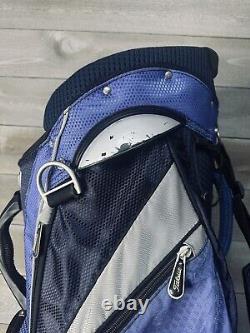 Titleist Cart 14 Way Cart Bag Golf Bag Blue Titleist With Rain Cover