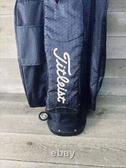 Titleist Cart 14 Way Cart Bag Golf Bag Blue Titleist With Rain Cover